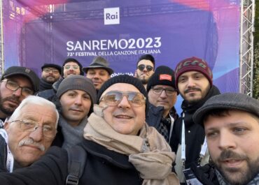 Grande successo a Sanremo di Pastellesse Sound Group “I bottari di Macerata Campania” con Vulesse ‘O Bene Overo